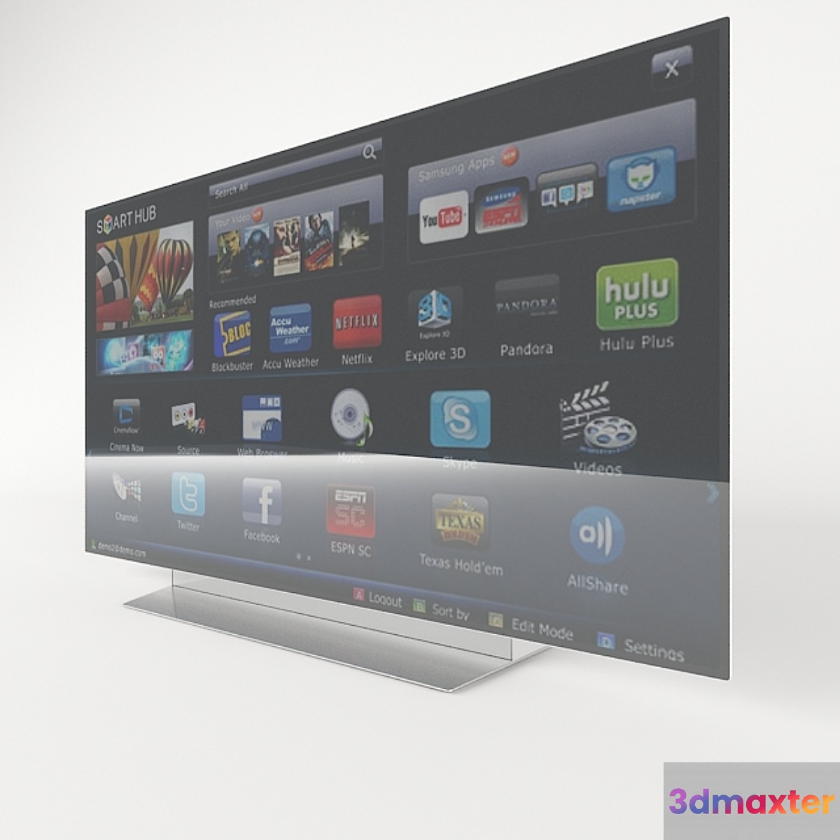 LG 55 OMLED TV 3D Max
