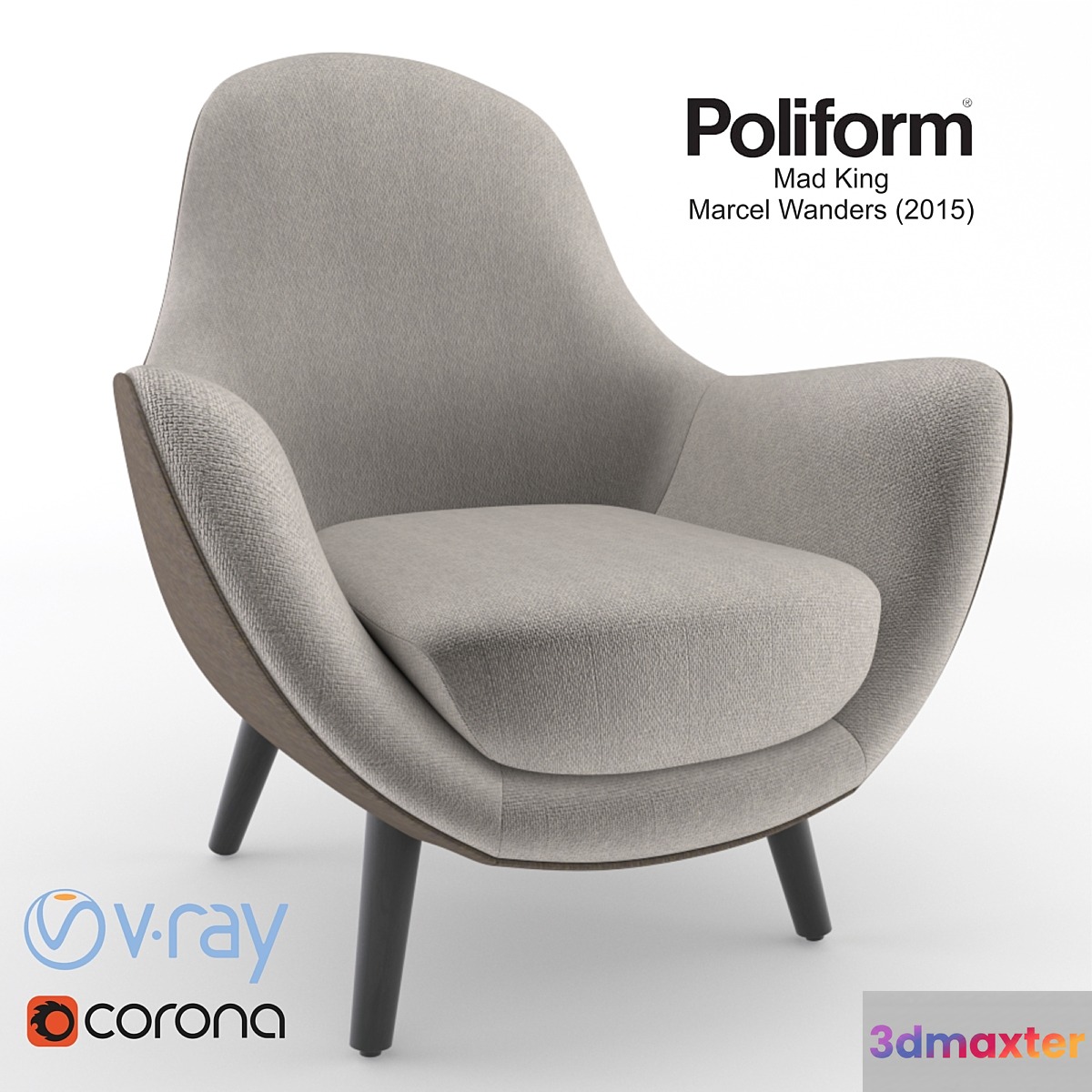 Poliform Mad King 3D Max