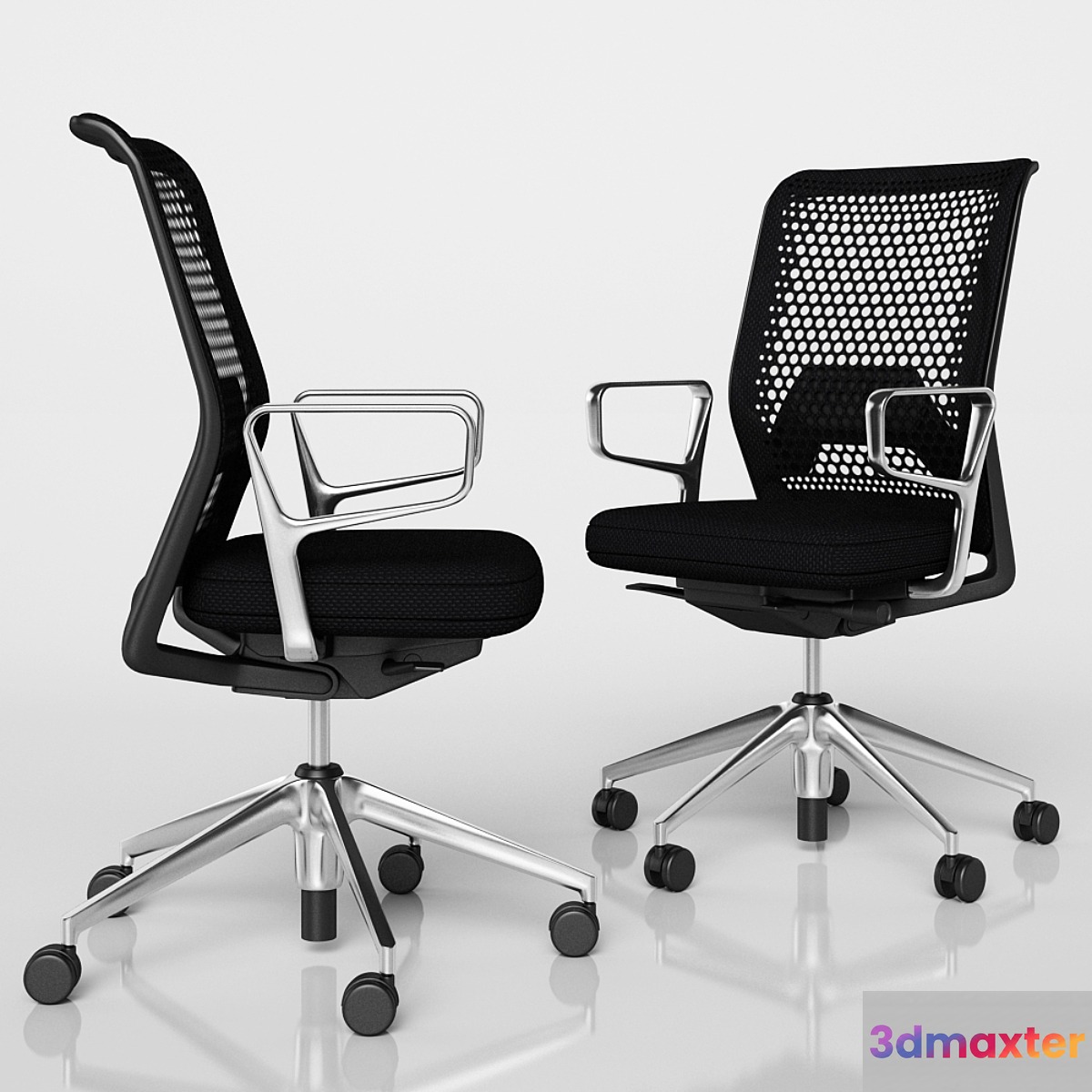 Vitra ID Mesh Swivel Chair by Antonio Citterio 3D Max