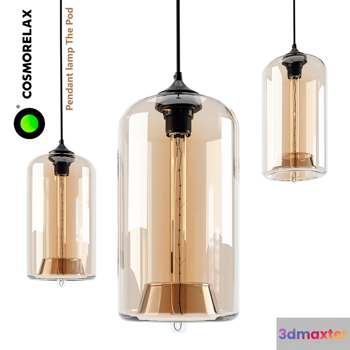 Suspension The Pod - Cosmorelax Pendant lamp The Pod - No.2 3D Max