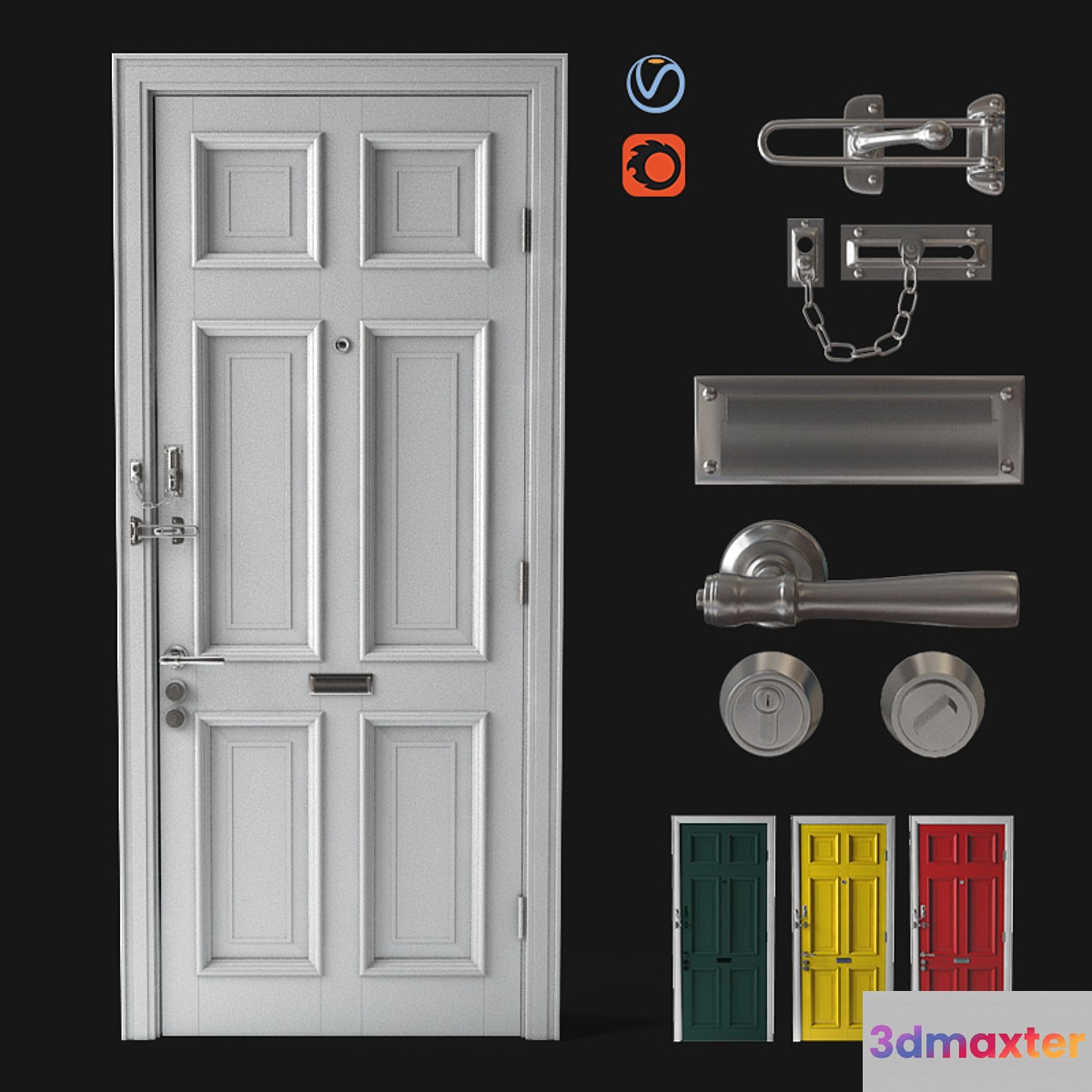 Front door _ door chain _ door lock