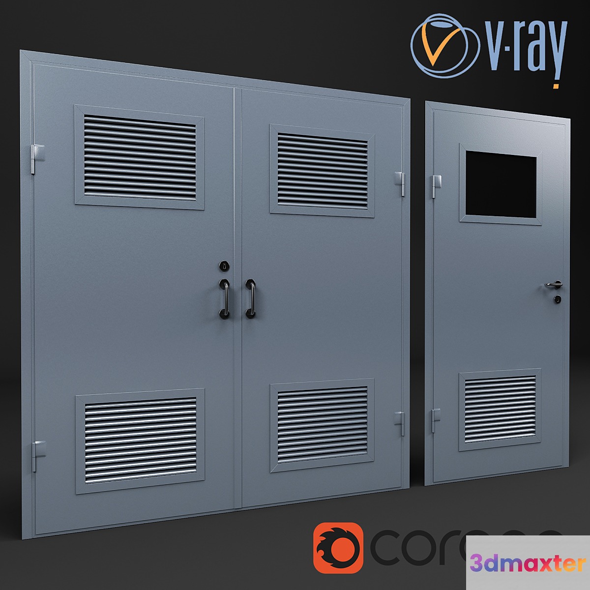 set of 6 doors for switchboard factory 