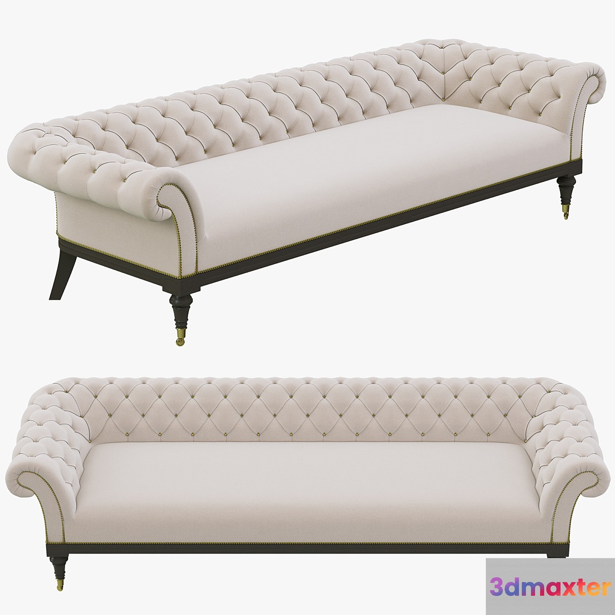 Restoration Hardware Islington Chesterfield Upholstered Sofa