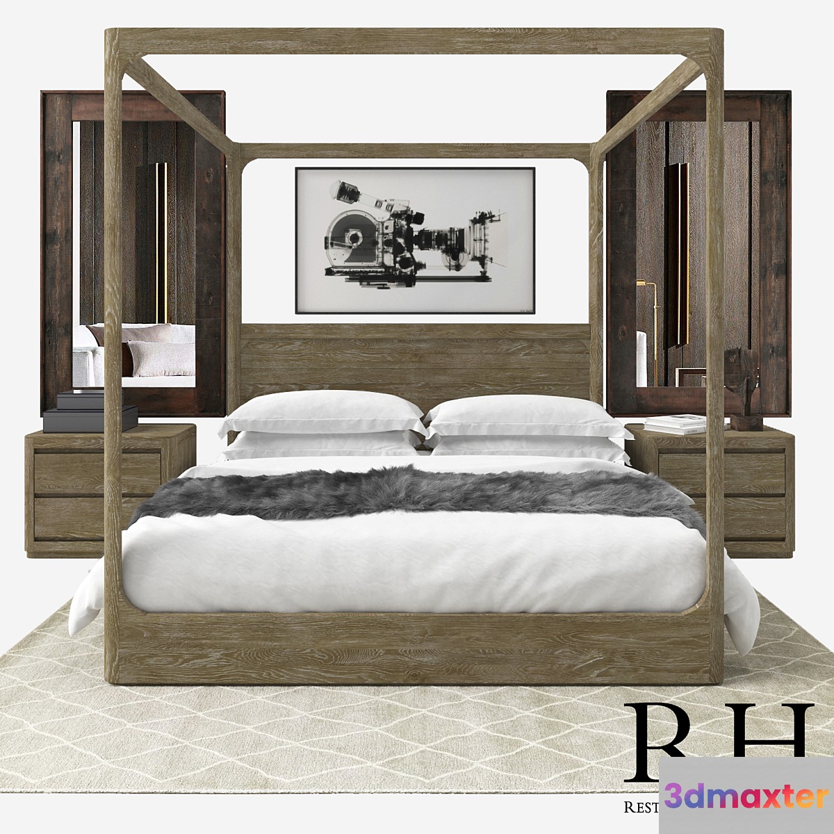 RH MODERN MARTENS BEDROOM SET