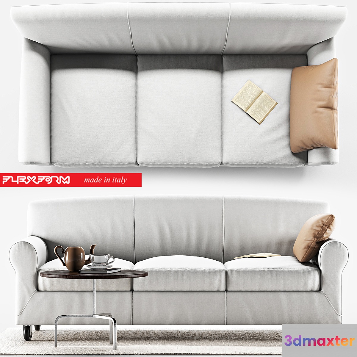 Flexform NONNAMARIA 3D Max