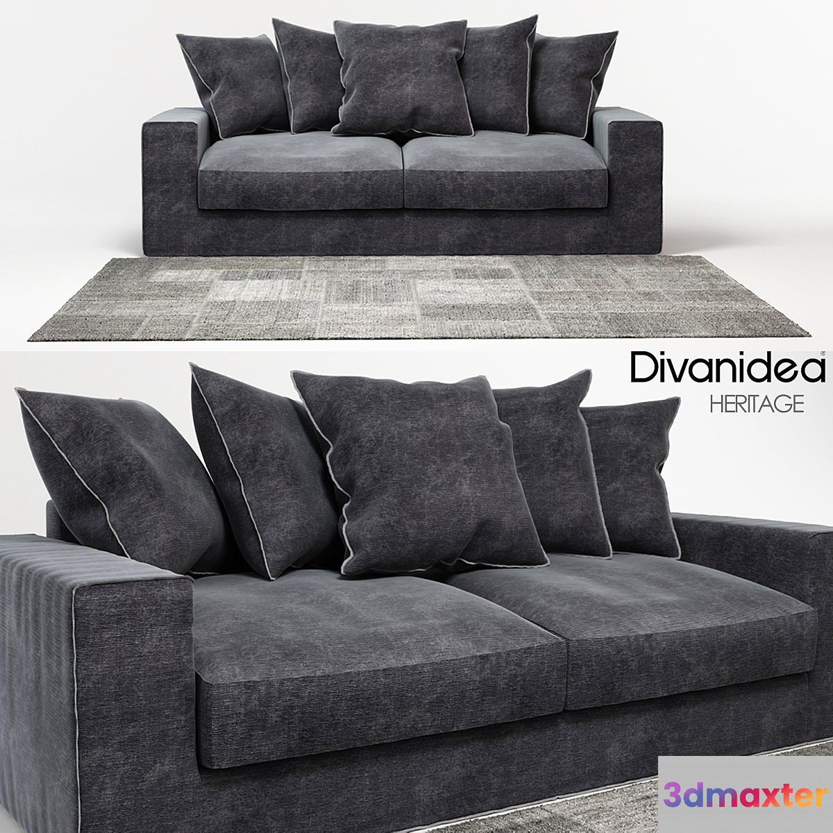 Sofa Divanidea HERITAGE 3D Max