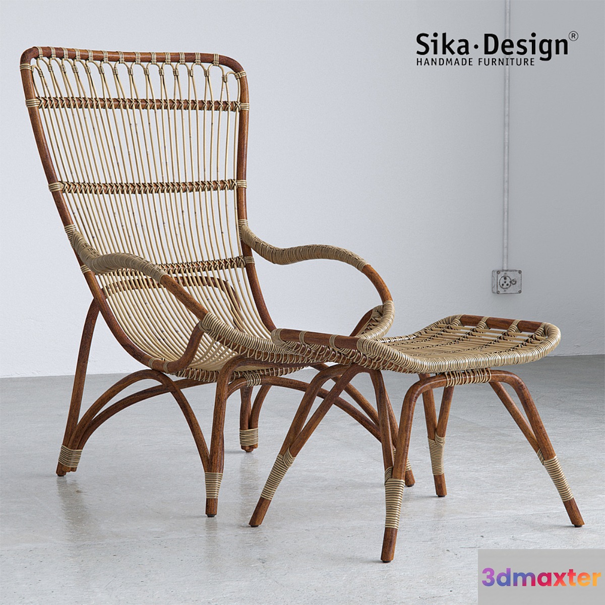Sika Design Monet Chair and Footstool - No.3