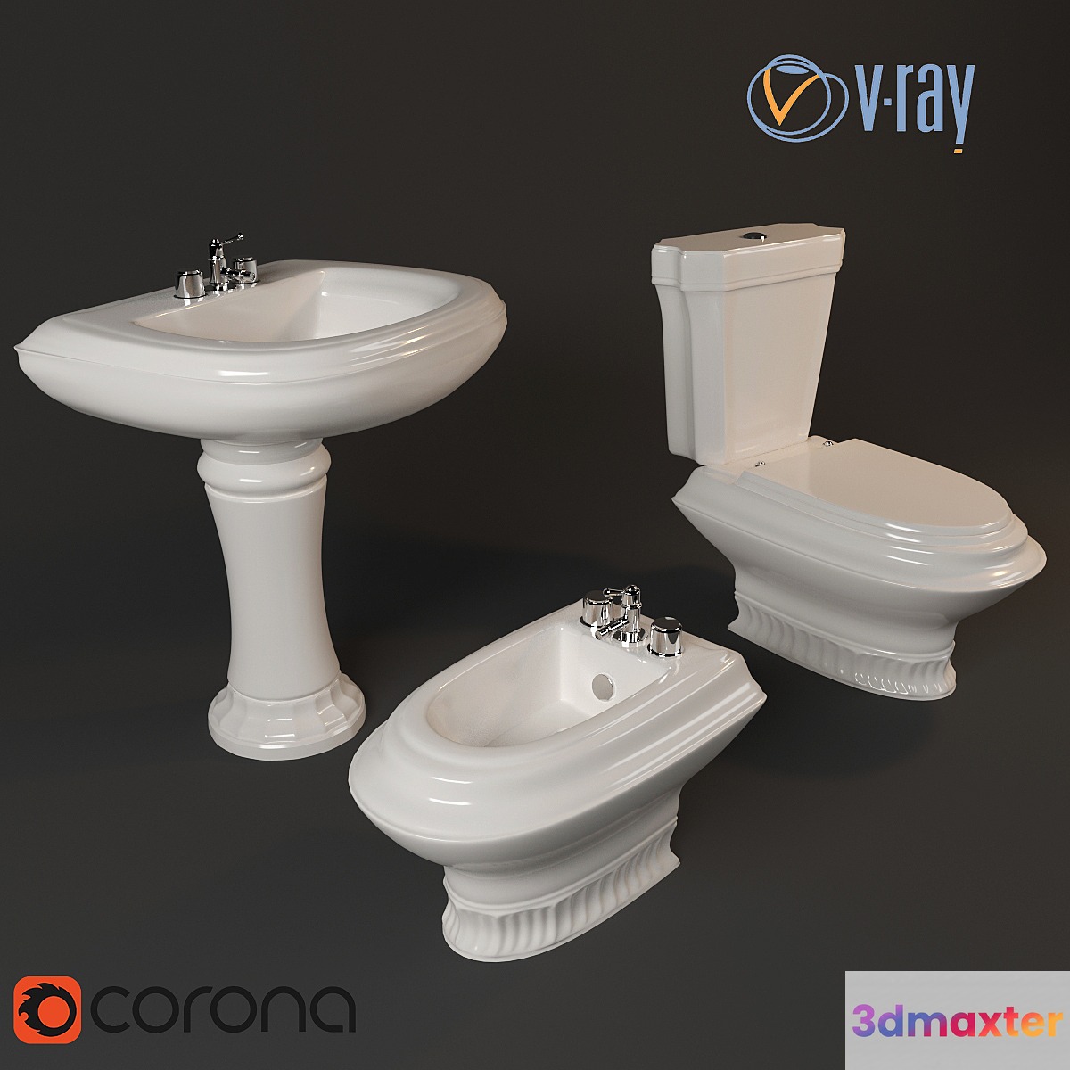 Plumbing Cezares King Palace 3D Max