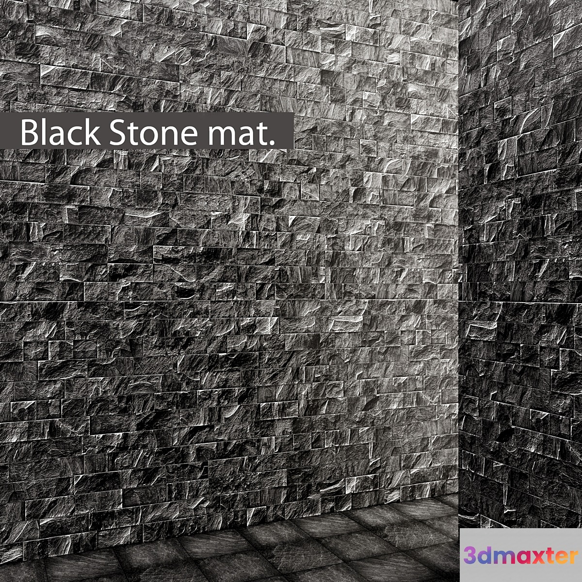 Black Slate. Stone + Tile. slate stone stone wall wild stone