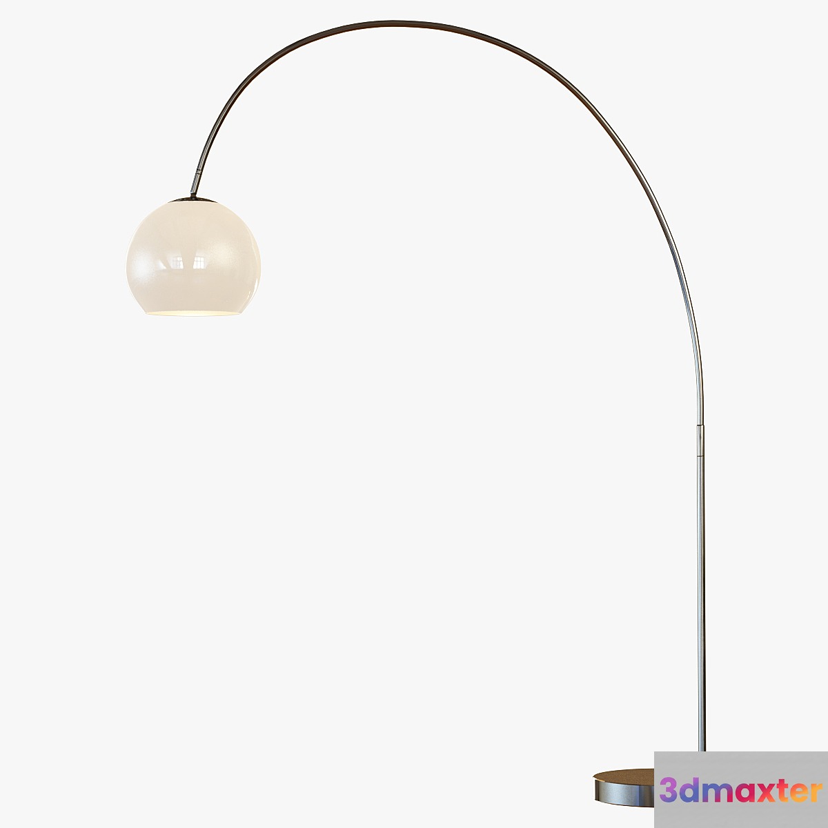 Overarching Acrylic Shade Floor Lamp Overarching Acrylic Shade Floor Lamp