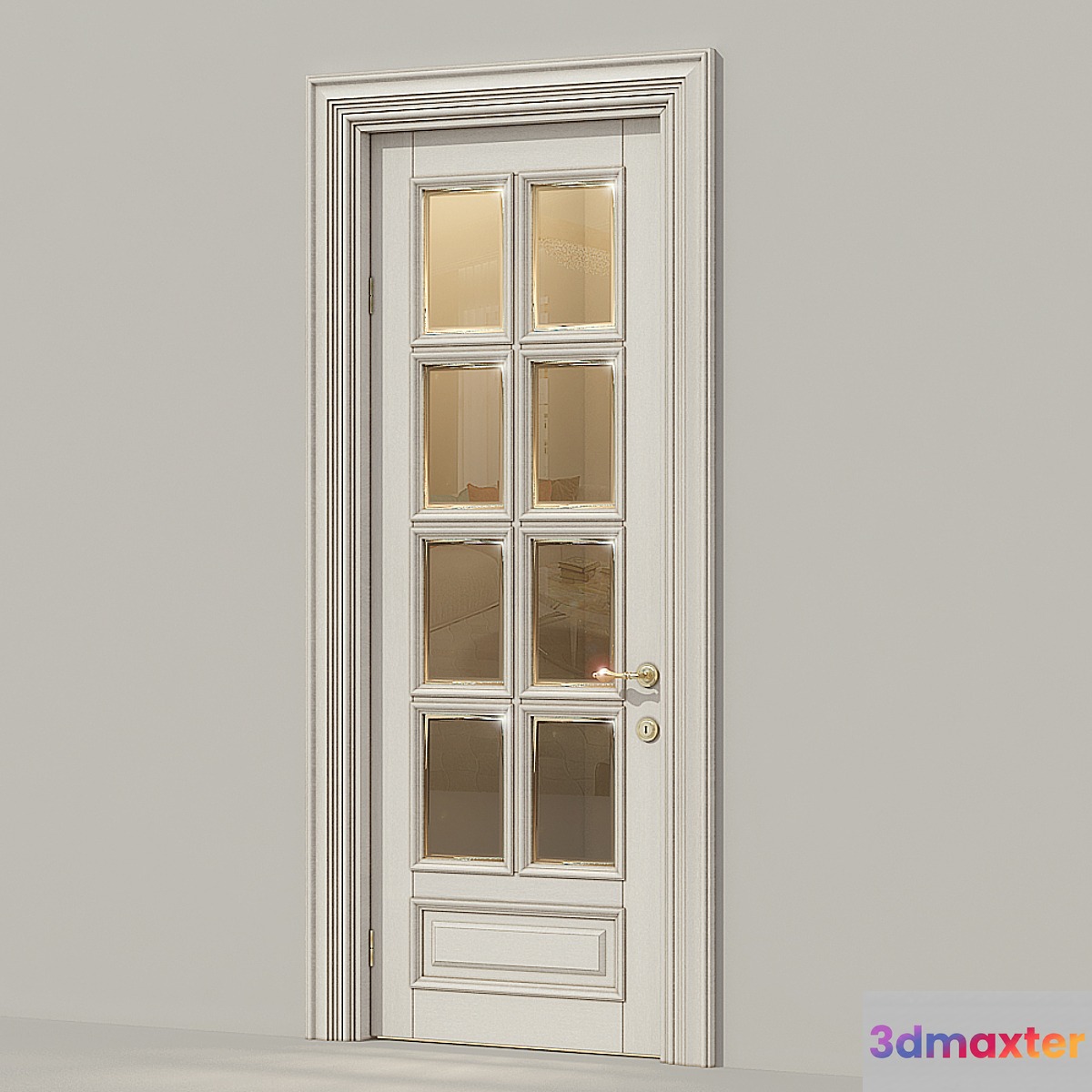Classic door glass