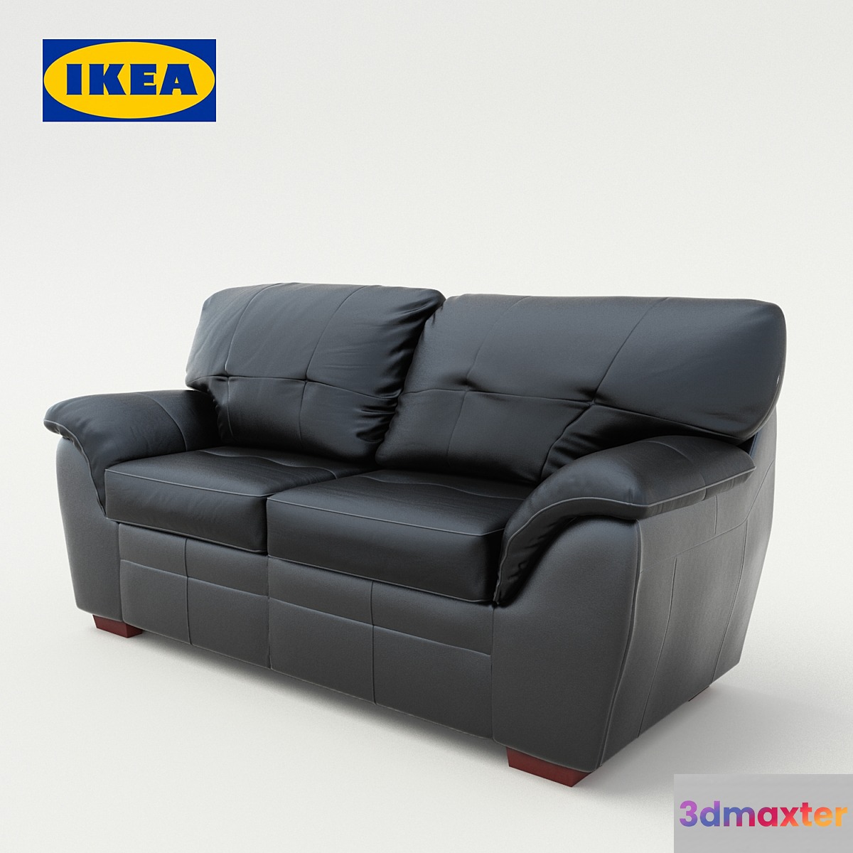 BЁRBU Sofa Bed 2-seater black