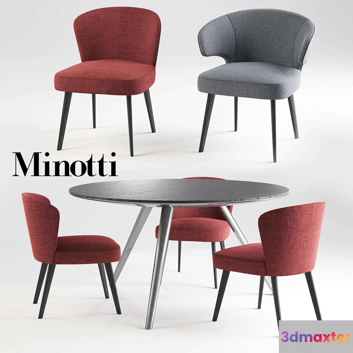 Minotti Aston & Evans dinning set - No.2 Minotti Aston & Evans dinning set - No.2