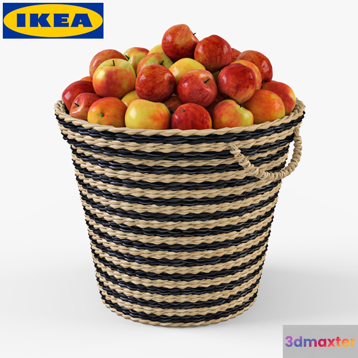 IKEA Shopping MAFFENS with apples 3D Max