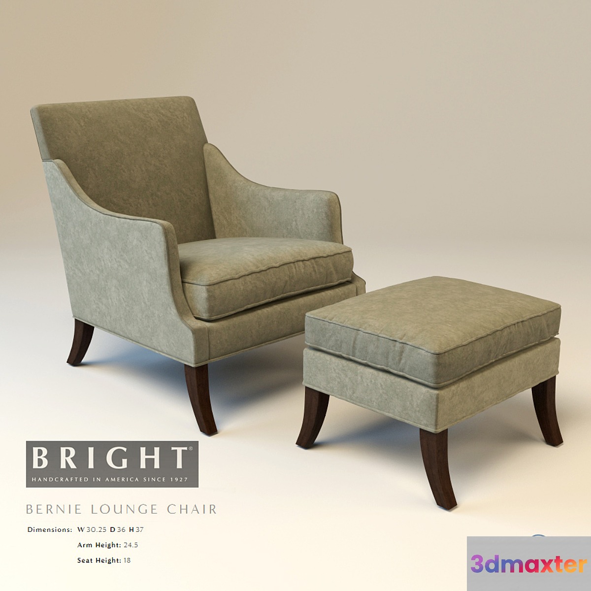 Bernie Lounge Armchair 3D Max