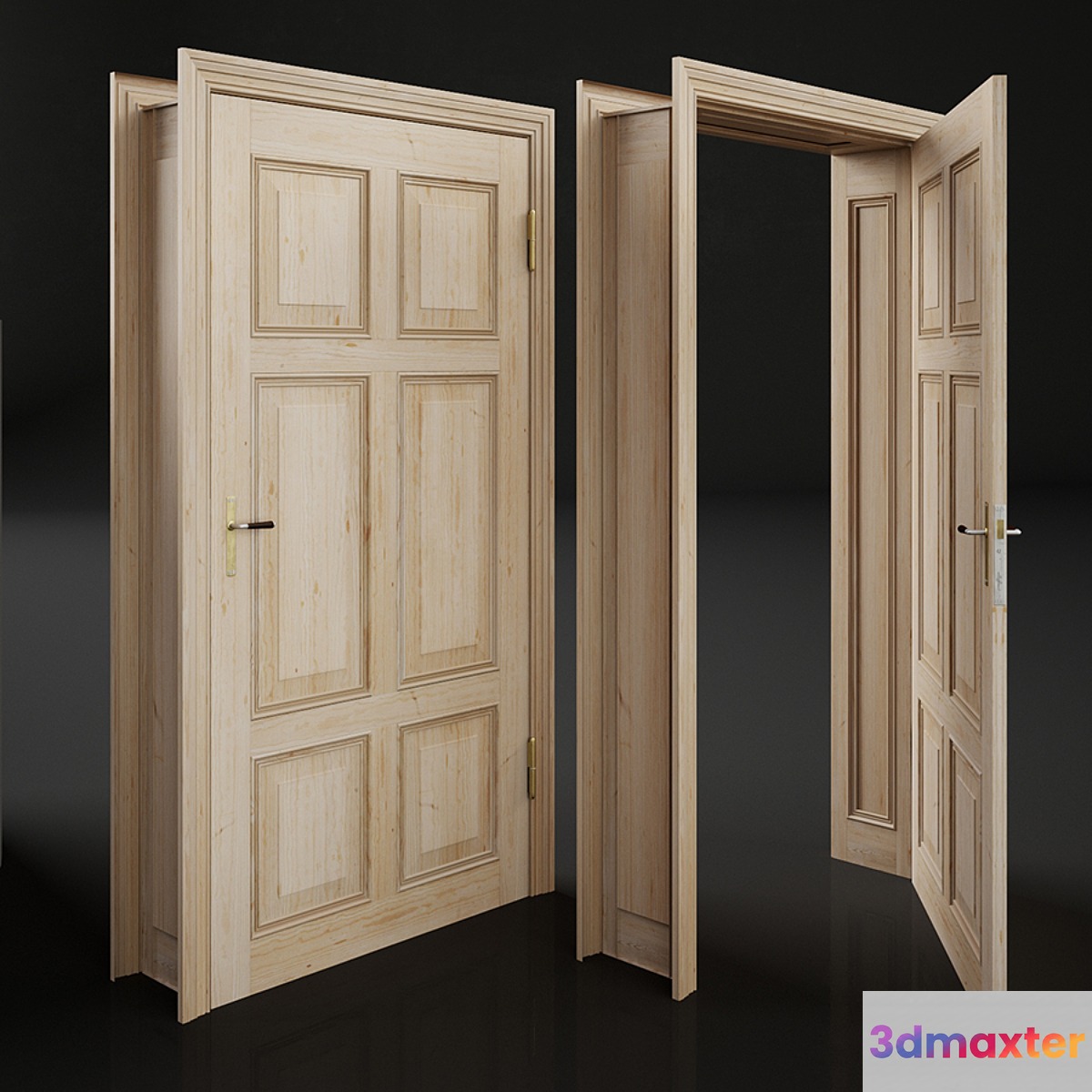 Door vintage refurbished