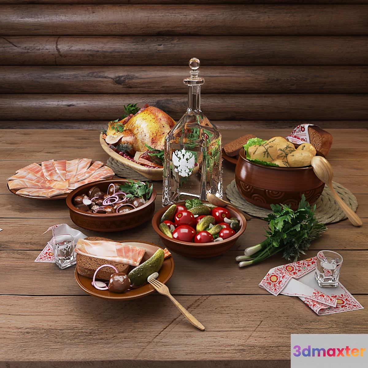 Traditional Russian appetizer