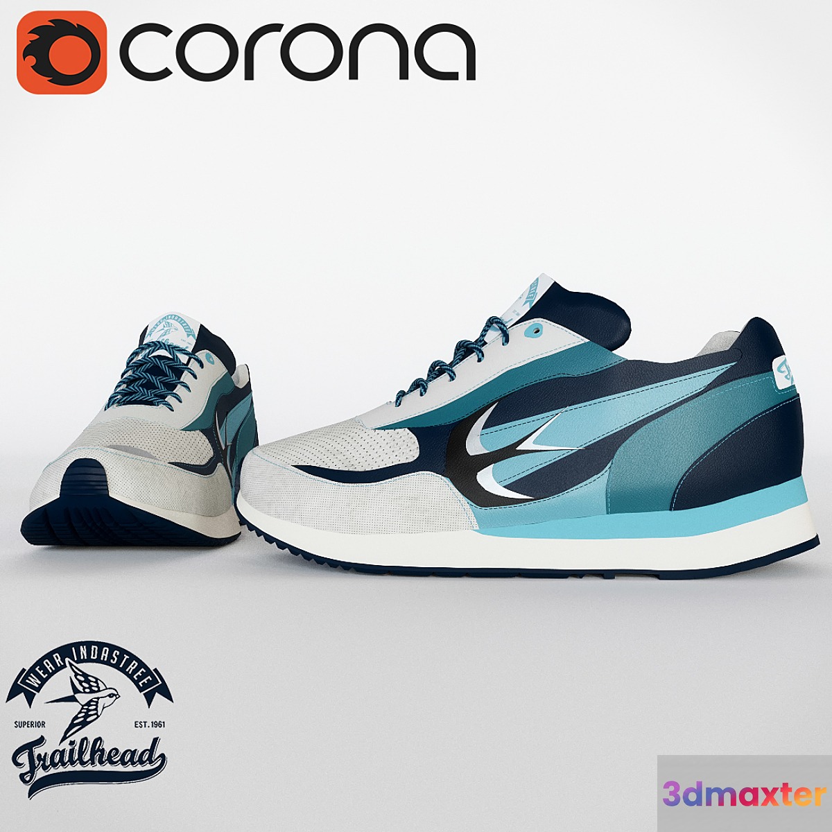 Sneakers for Trailhead 3D Max