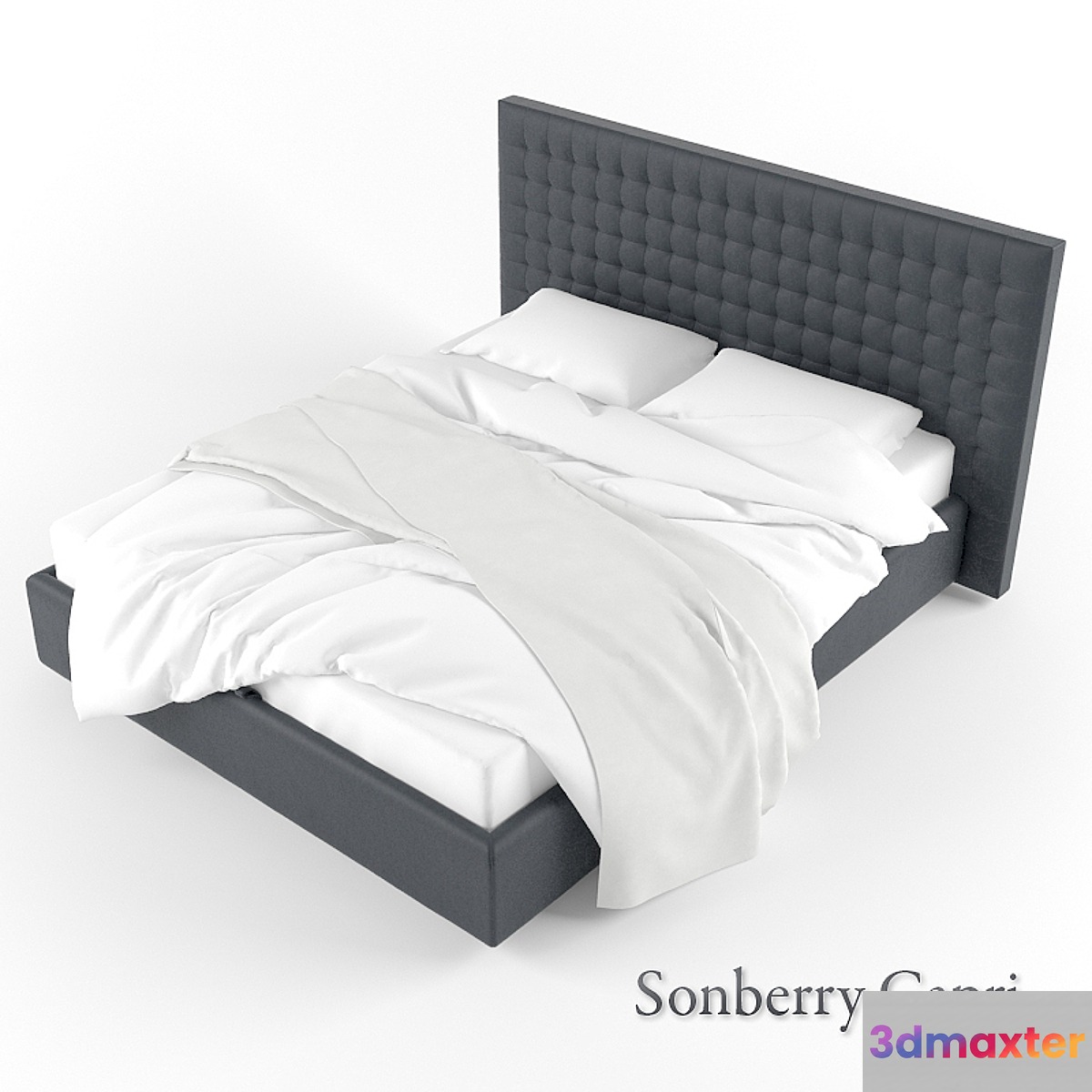 Bed Soberry Capri 3D Max