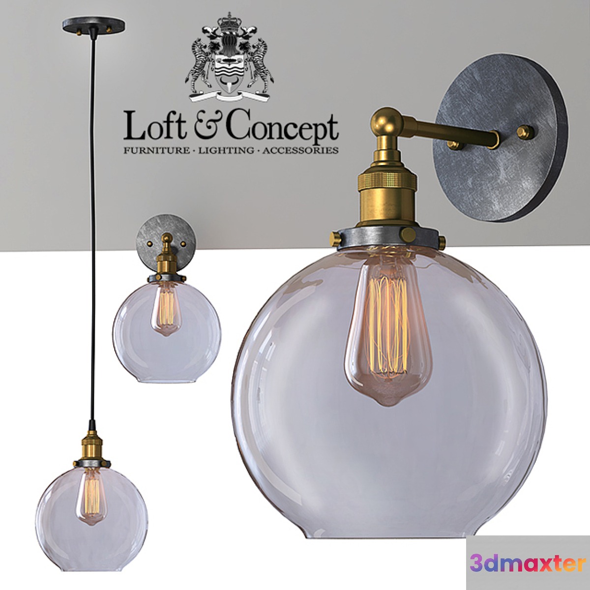 Suspension Loft Clear Glass Sphere Cloche - No.2