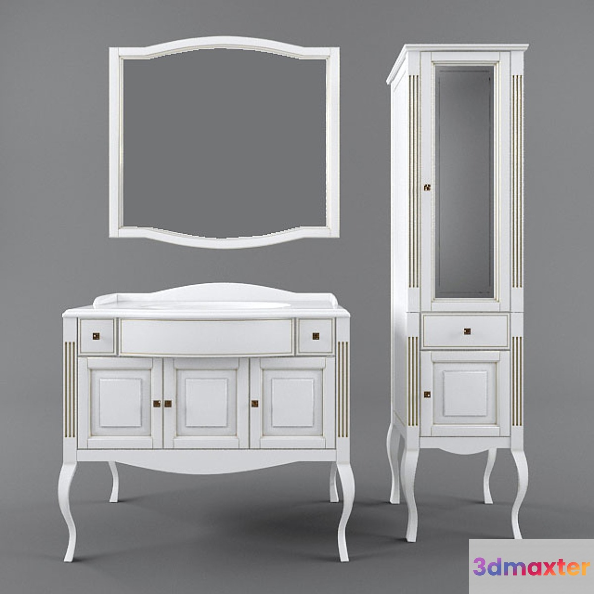 Bathroom furniture Opadiris Laura 3D Max