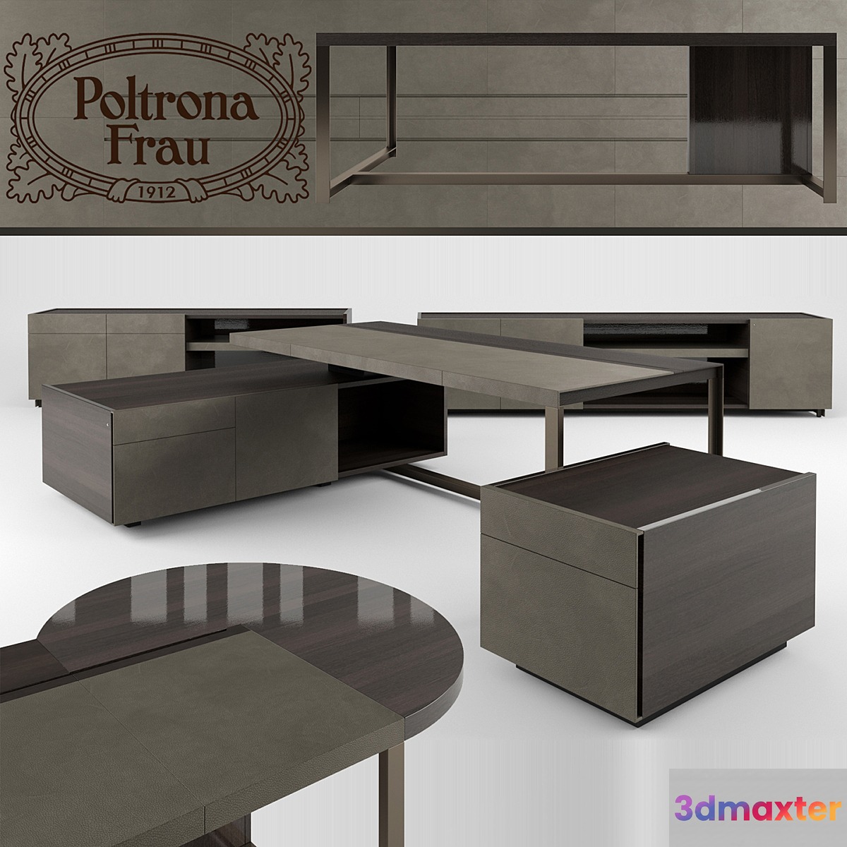 Poltrona Frau JOBS 3D Max