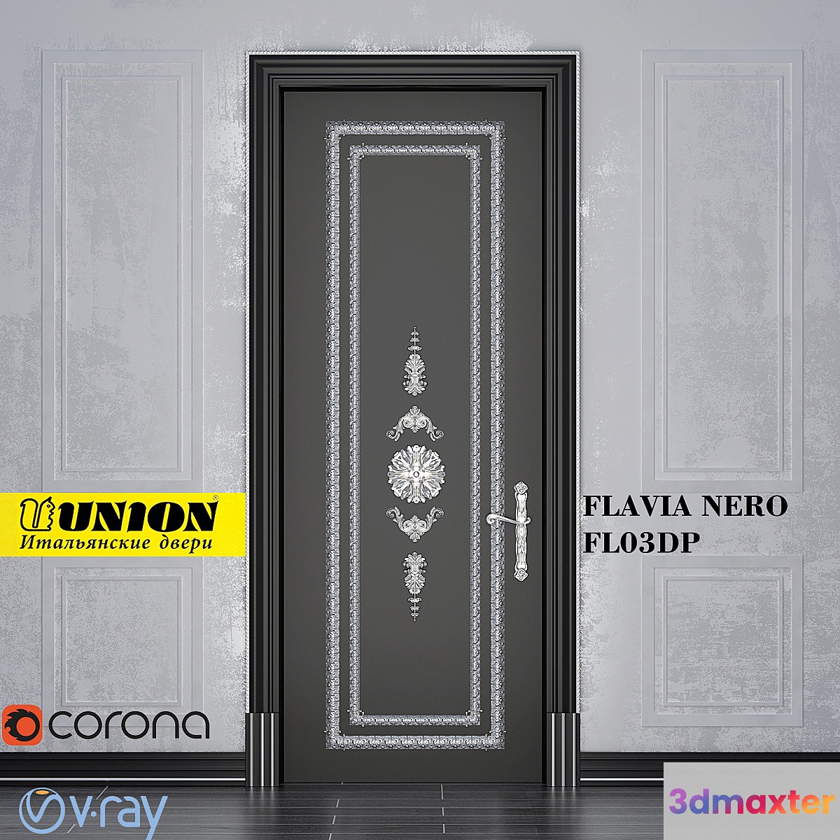 The door FLAVIA FL03DP Nero - No.2