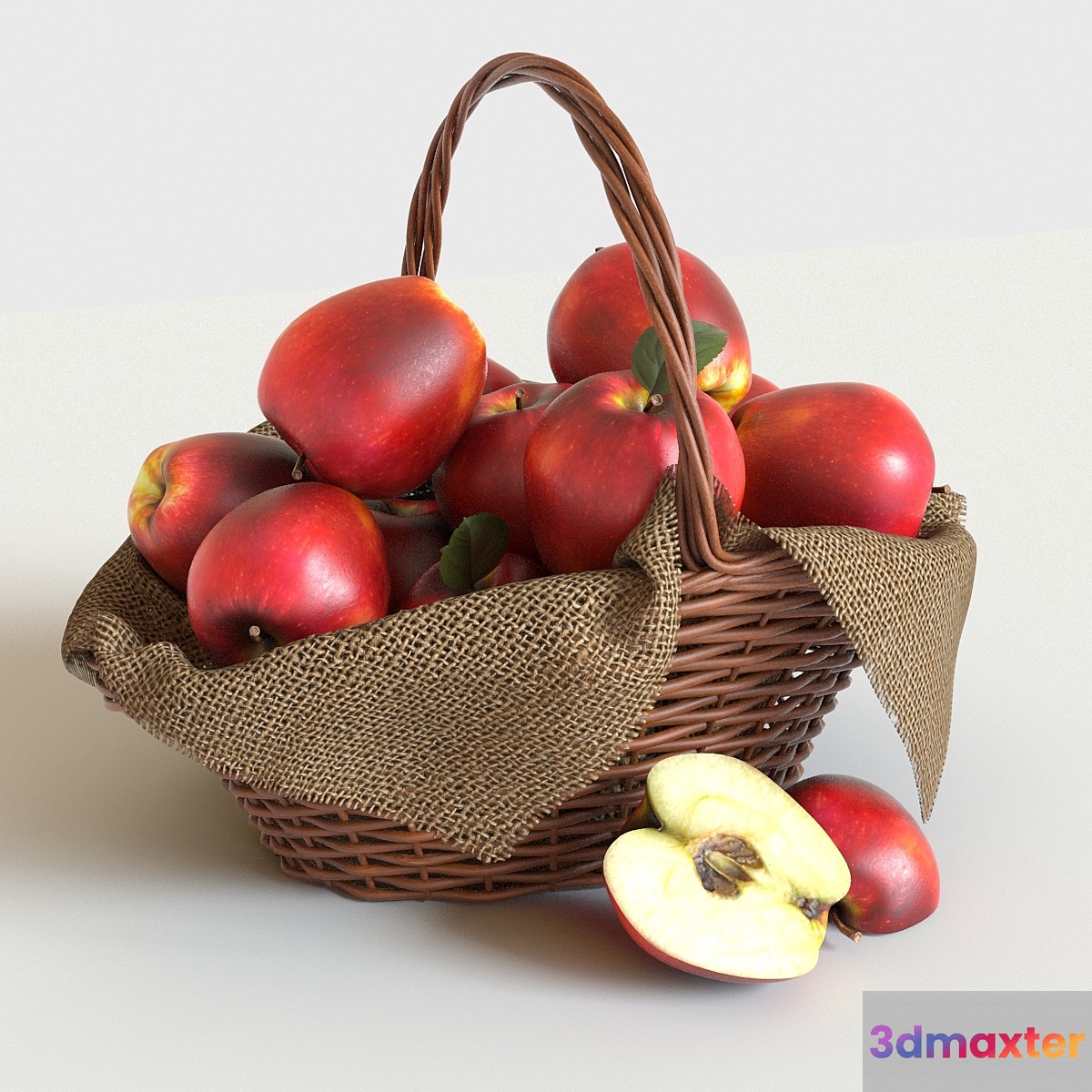 red apples