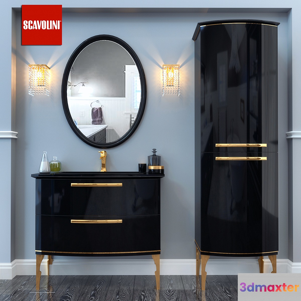 Bathroom Furniture Scavolini Black House