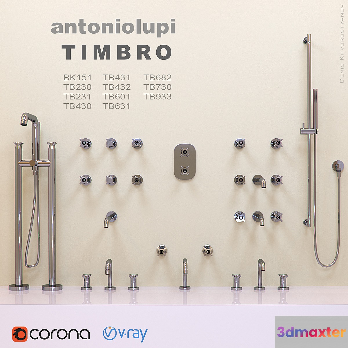 Antonio Lupi - TIMBRO 3D Max