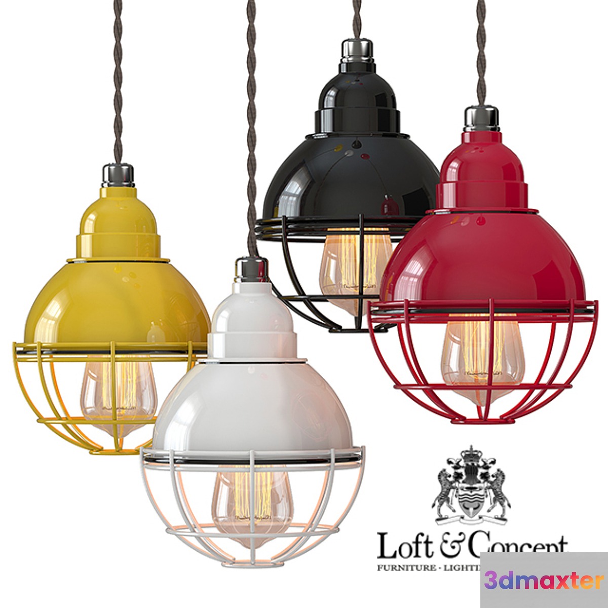 Chandelier Garage Retro Color Light
