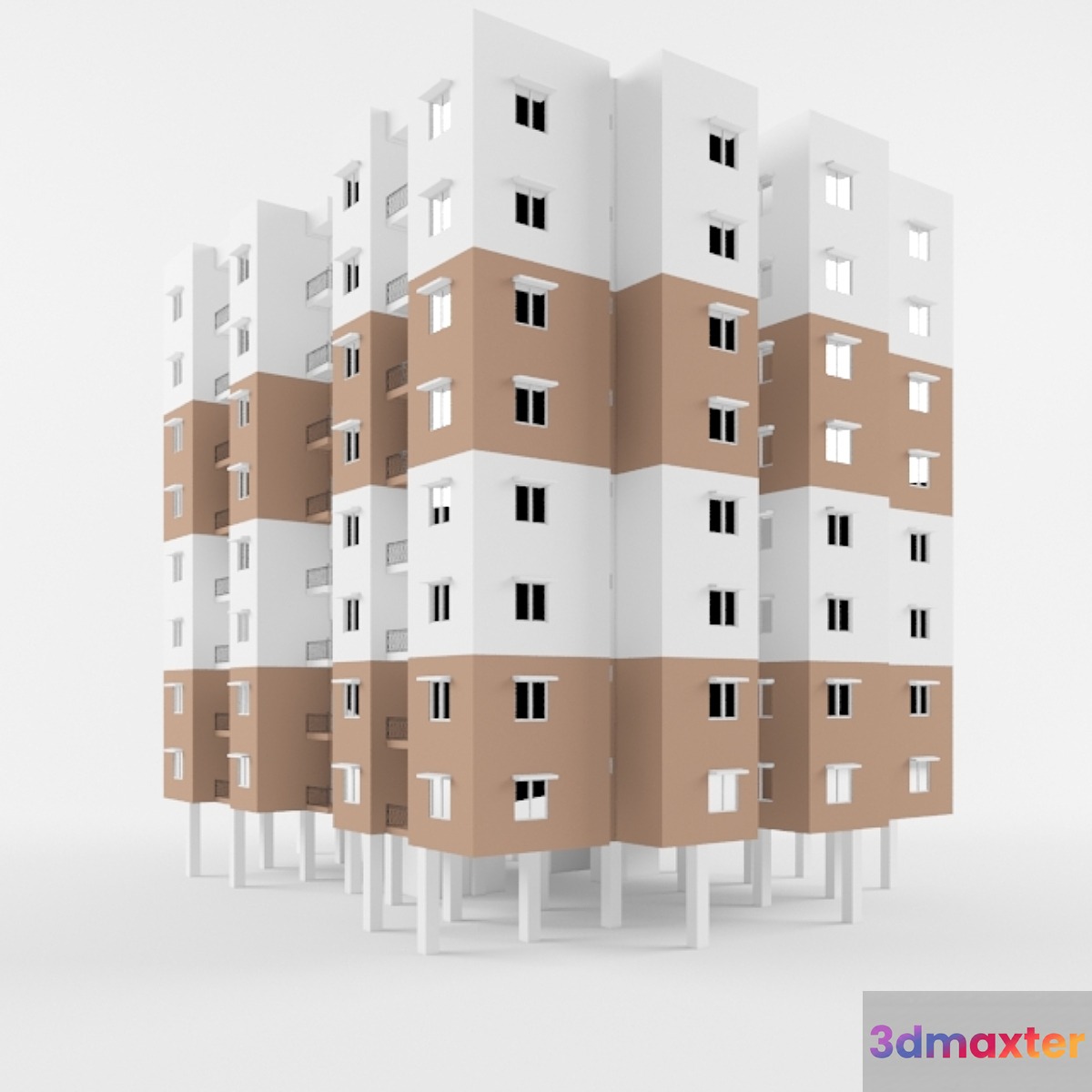 3BHK Multi-storey residential Apartment