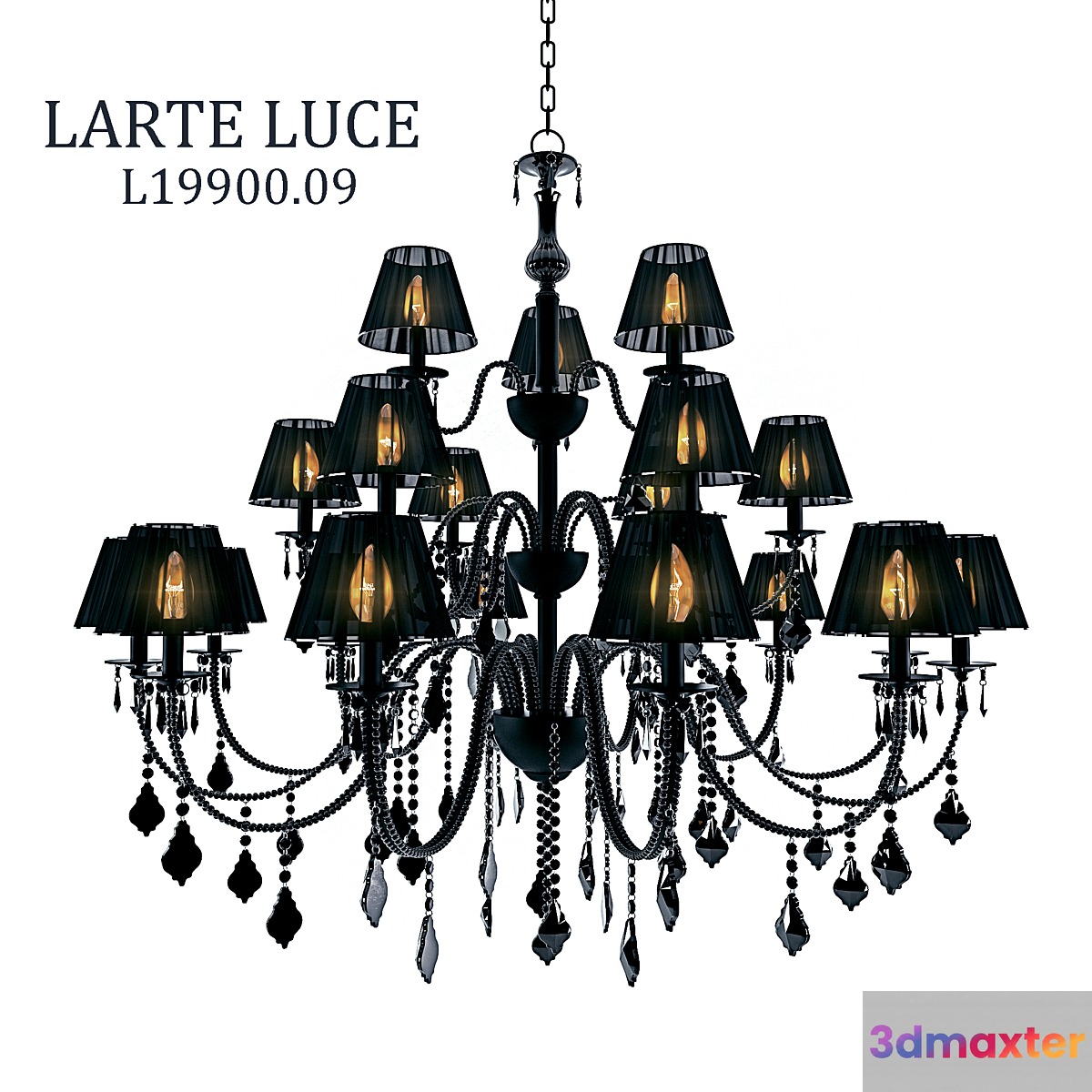 Chandeliers Pendant LARTE LUCE L19900.09 3D Max