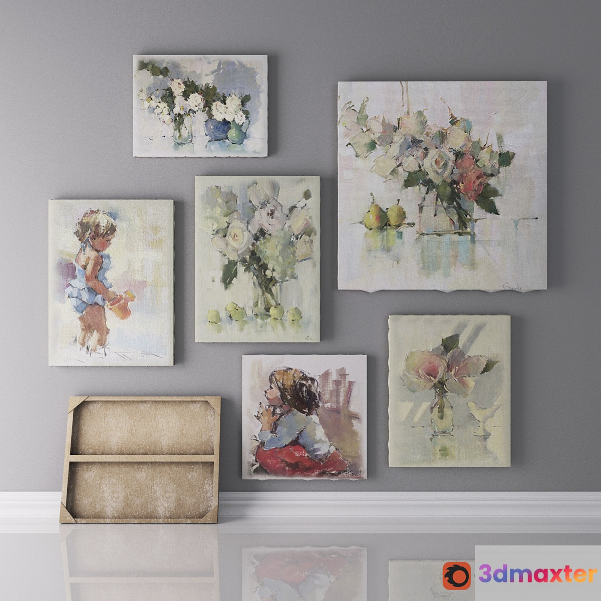Oil paintings of artist Nancy Franke