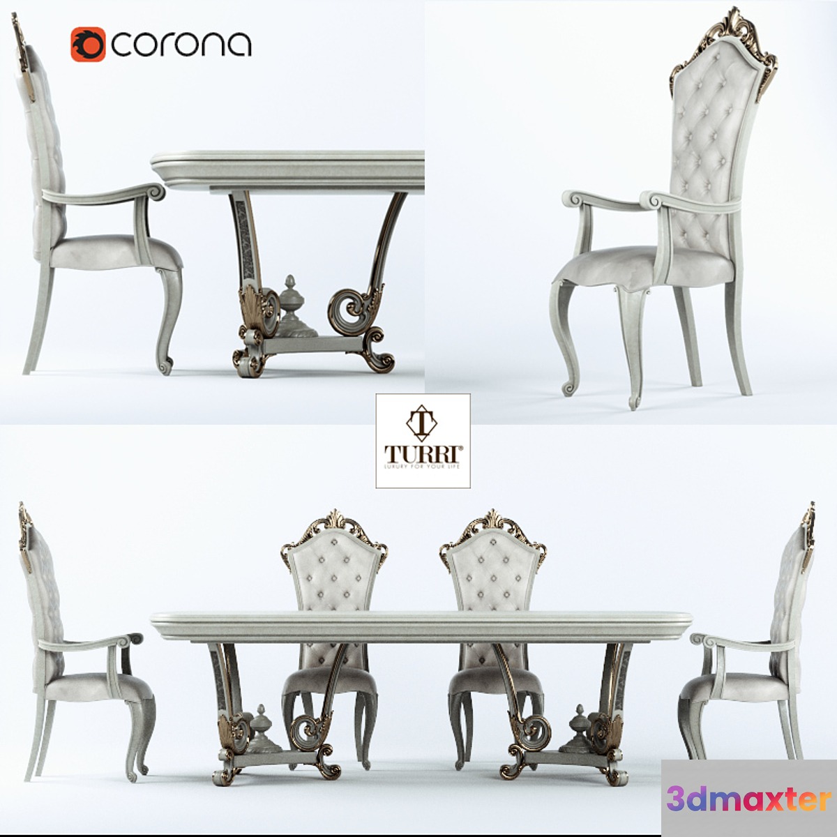 Dining Group Turri Baroque - No.3