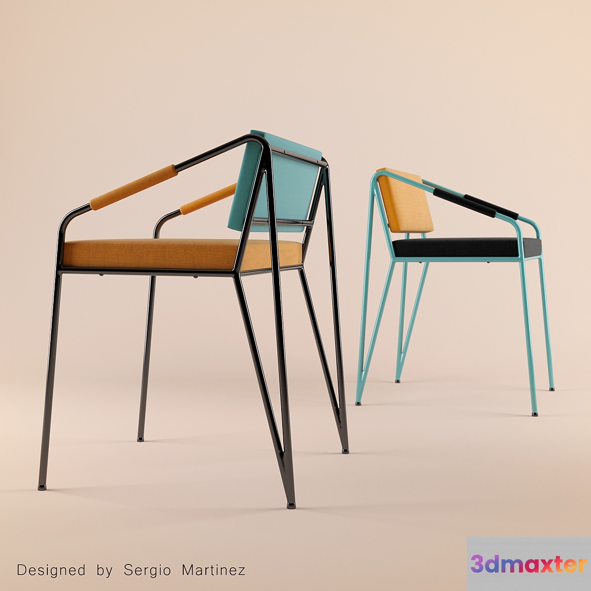 IGNACIA chair by Sergio Martinez 3D Max