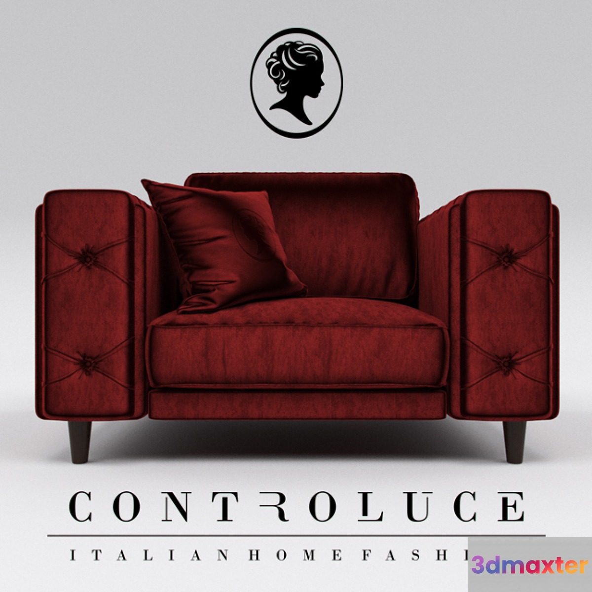 Alberta Salotti _ Controluce _ Belmondo. armchair 3D Max