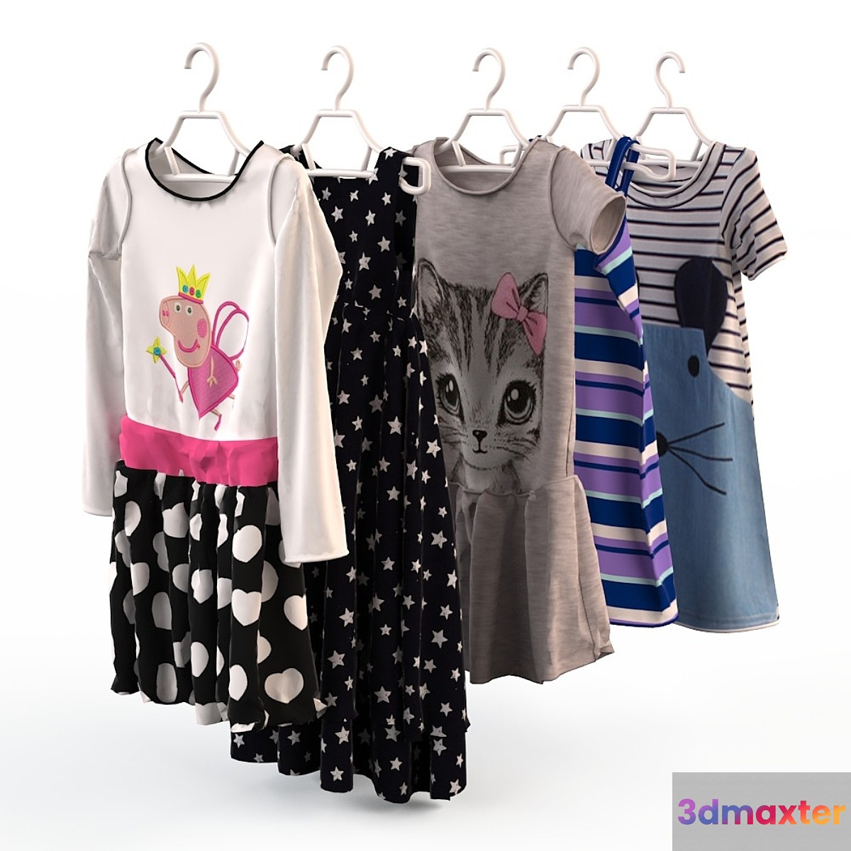 Children's clothing on hangers 2
