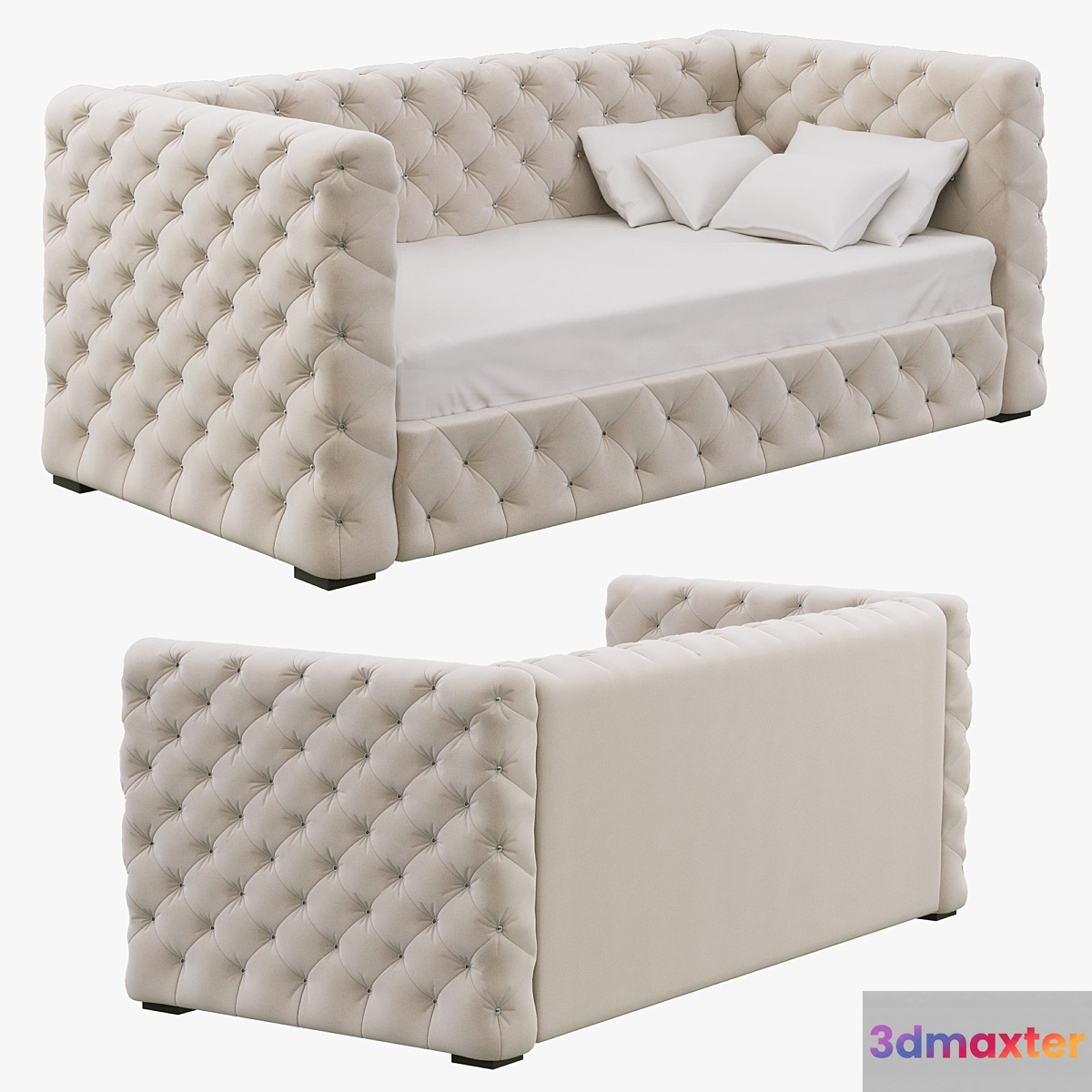 Restoration Hardware Tribeca Tufted Daybed