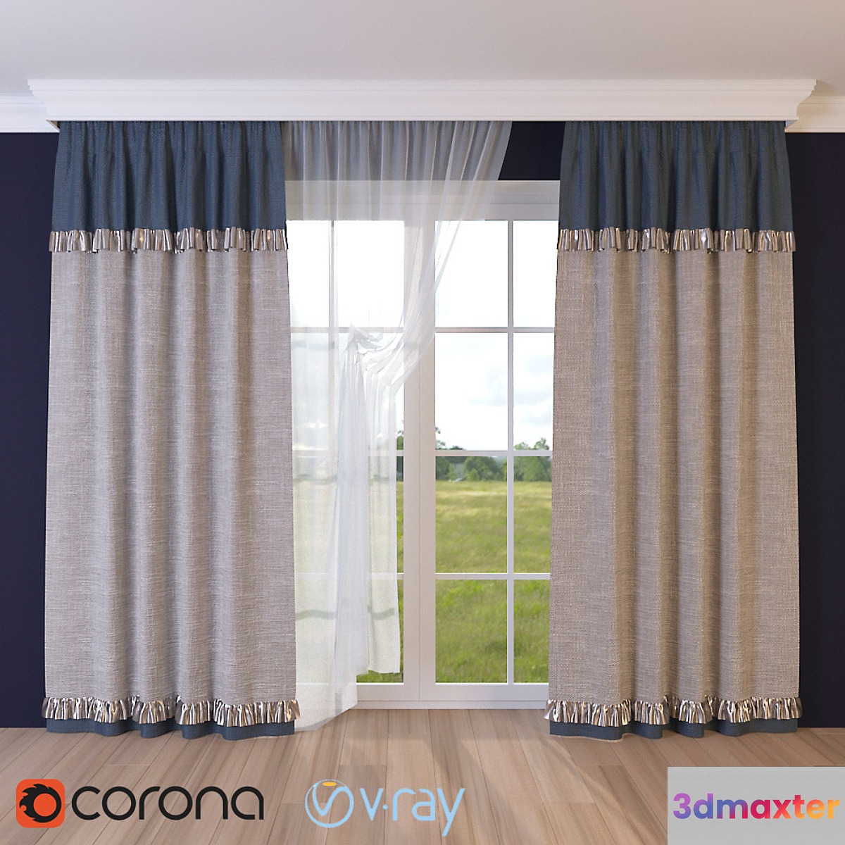 Ajar curtain -2