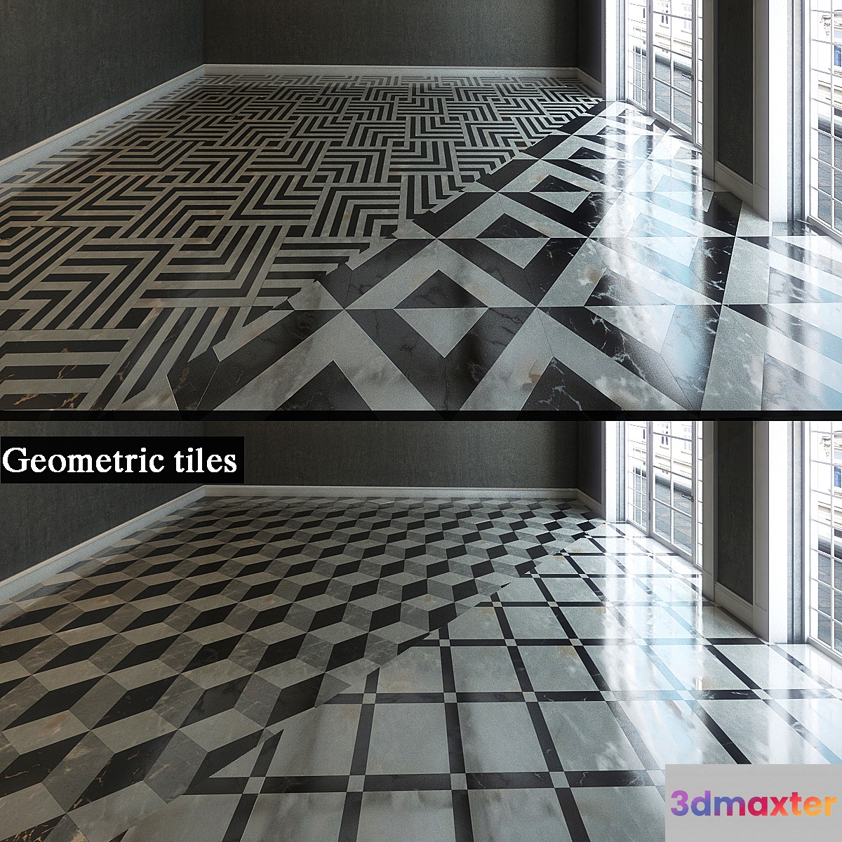 Geometric tile - No.2