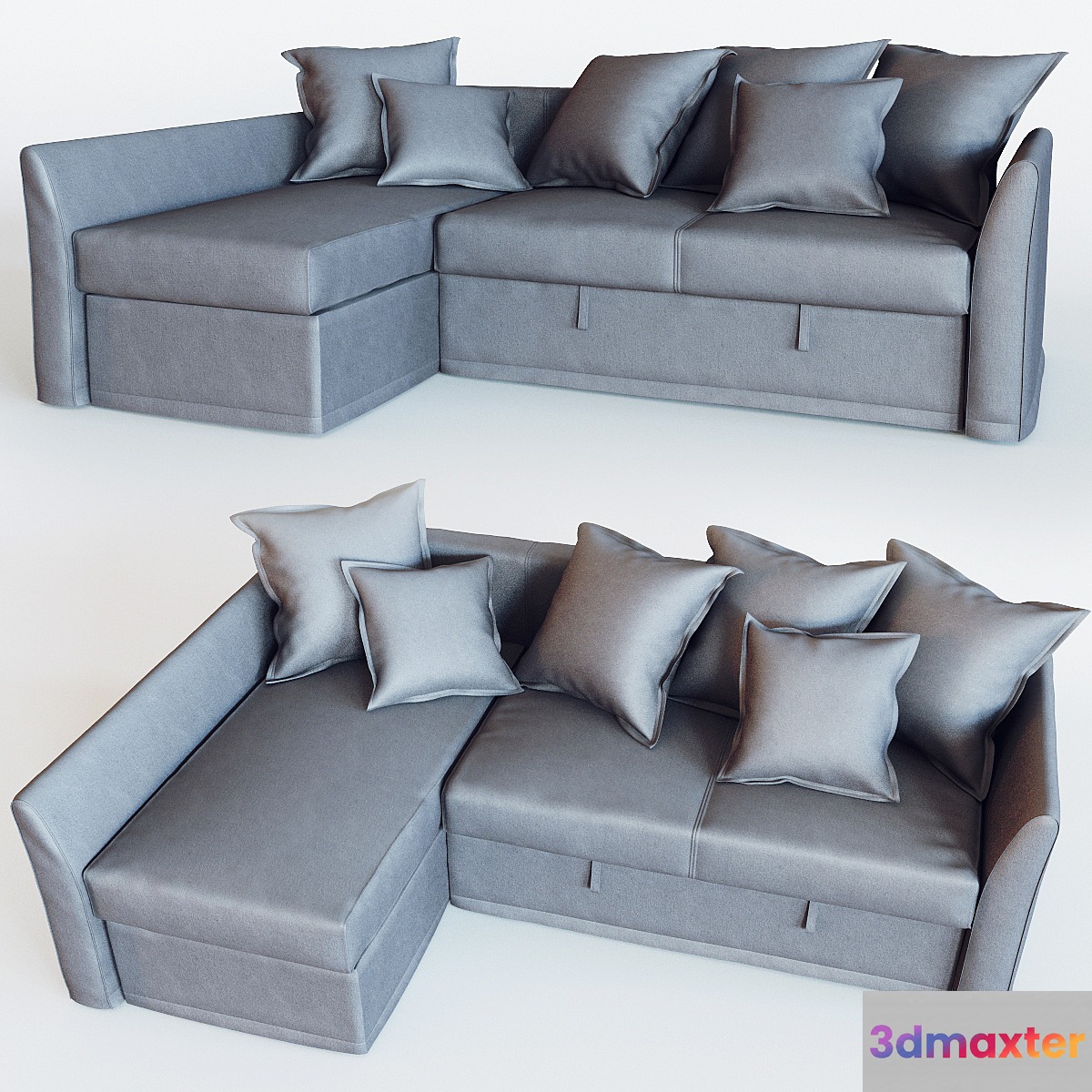 HOLMSUND Sofa bed with chaise