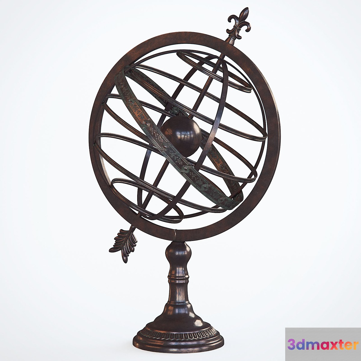 Armillary Sphere Sculpture by Darby Home Co 3D Max