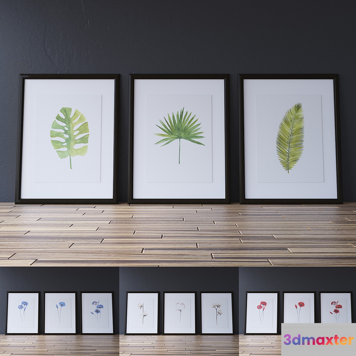 The collection of 12 paintings
