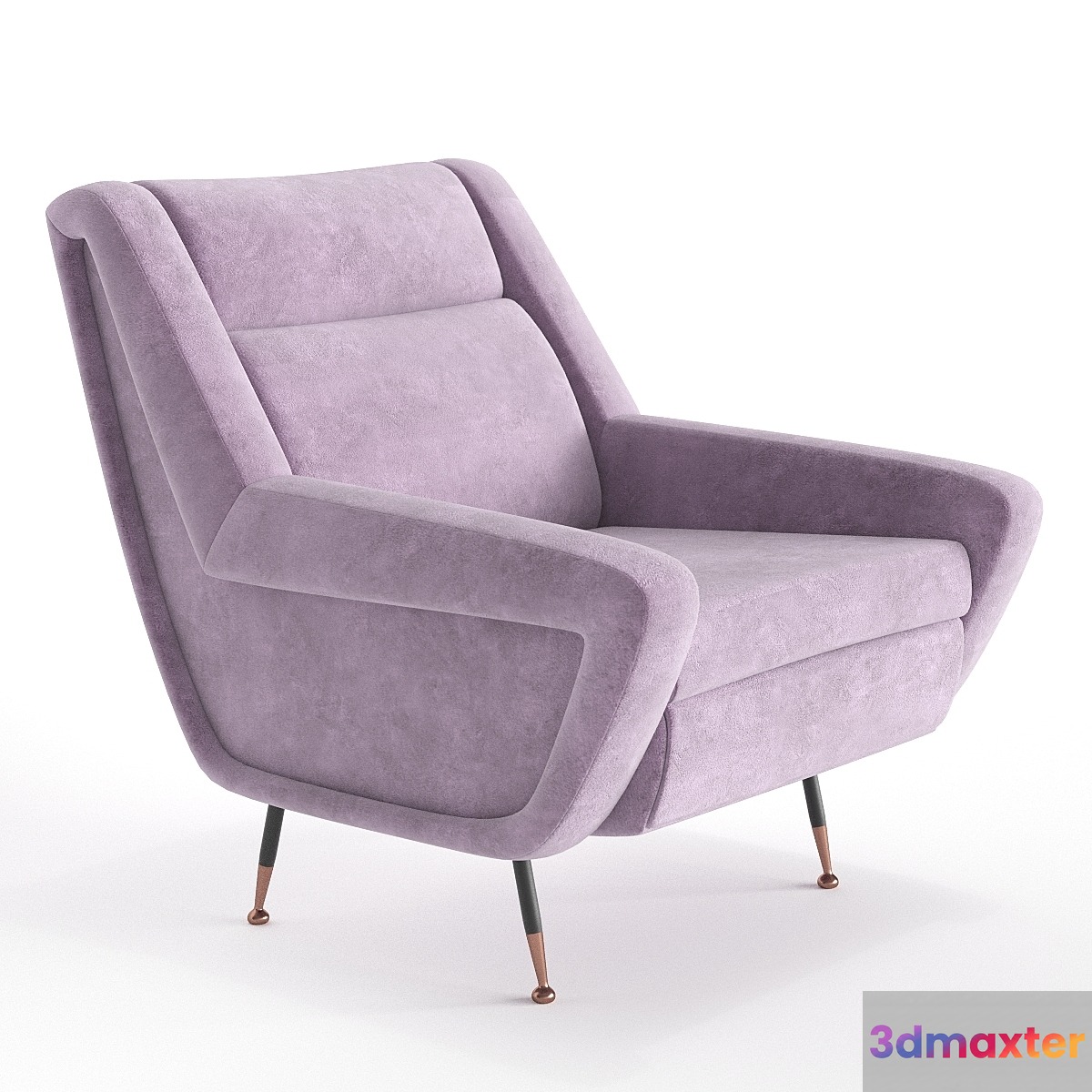 Italian Lounge Chair 3D Max
