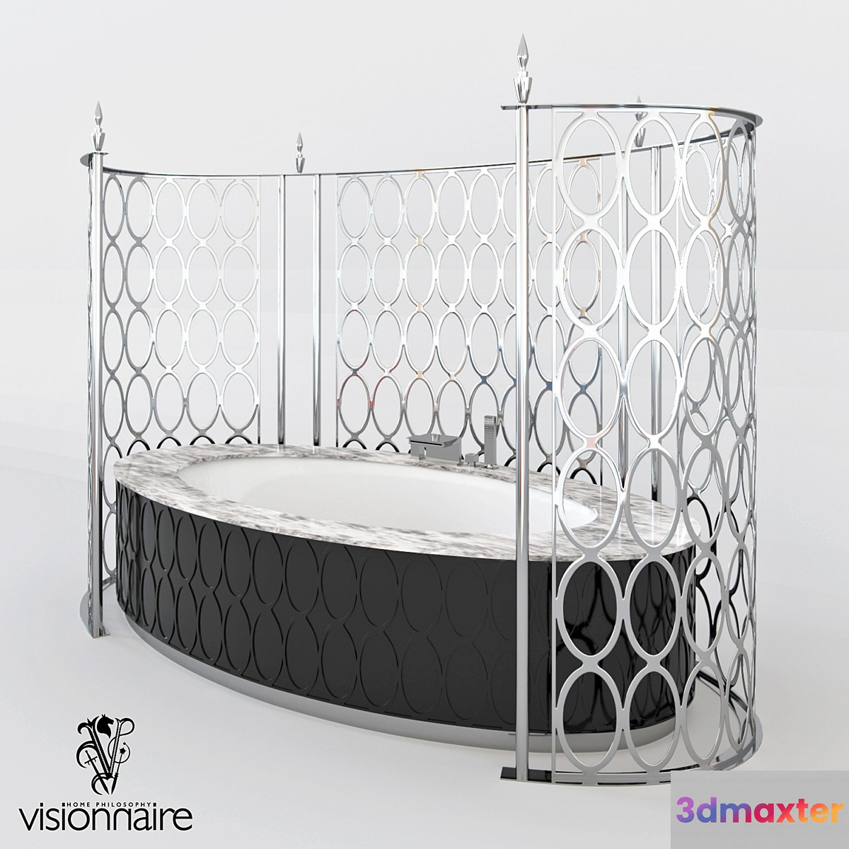 BATHROOM VISIONNAIRE (IPE CAVALLI) SATURNIA 3D Max