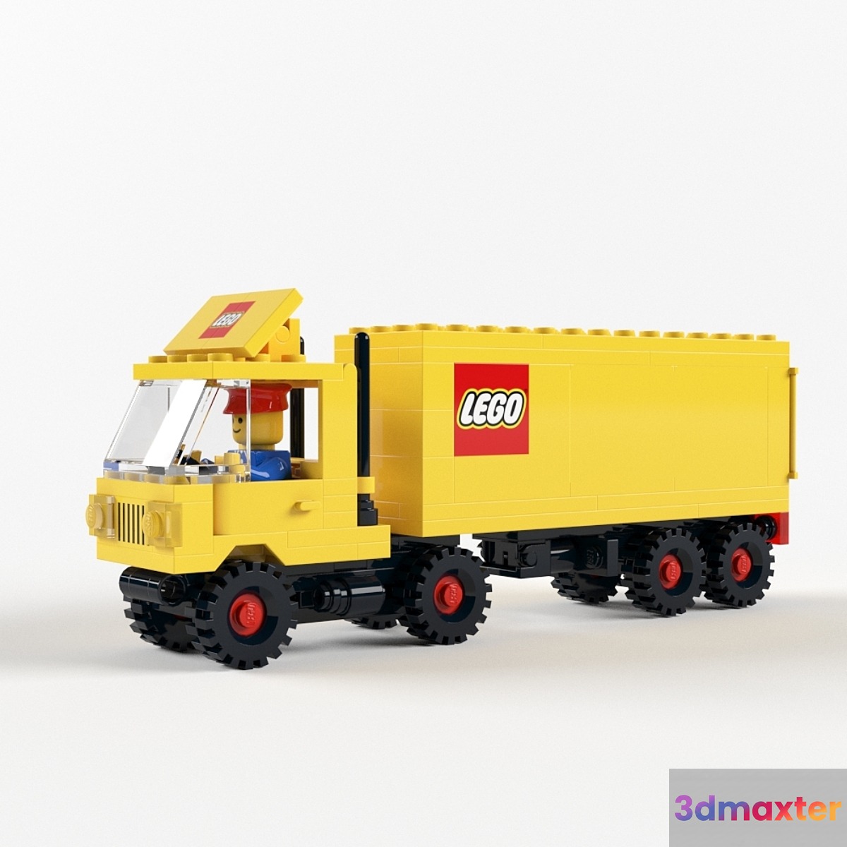 Lego 6692 Tractor Trailer 3D Max