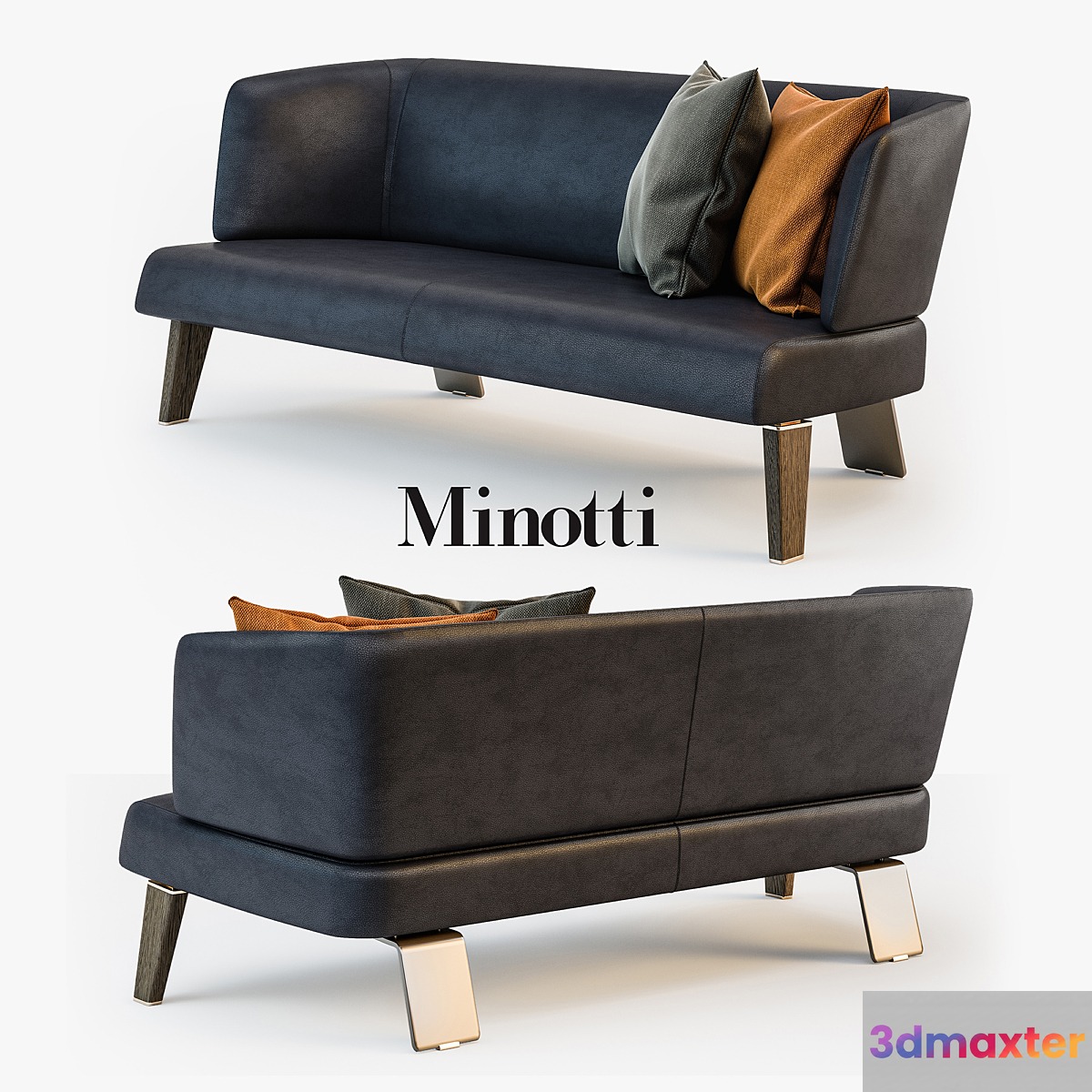 Minotti CREED Lounge sofa 3D Max