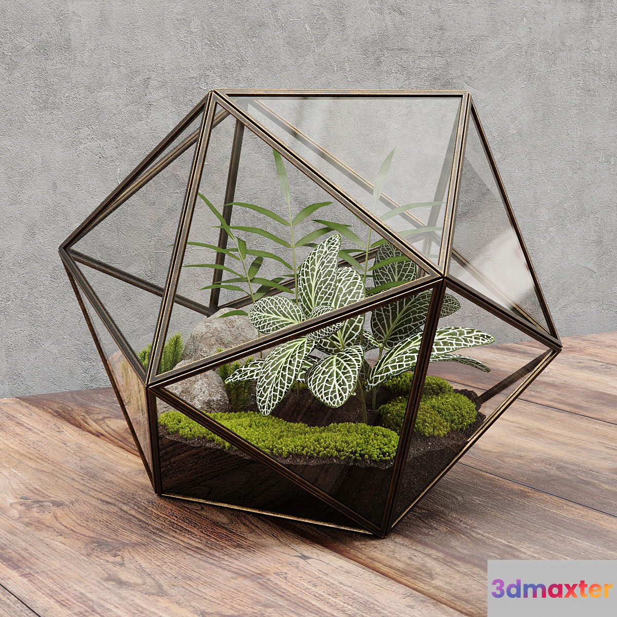 Florarium icosahedron