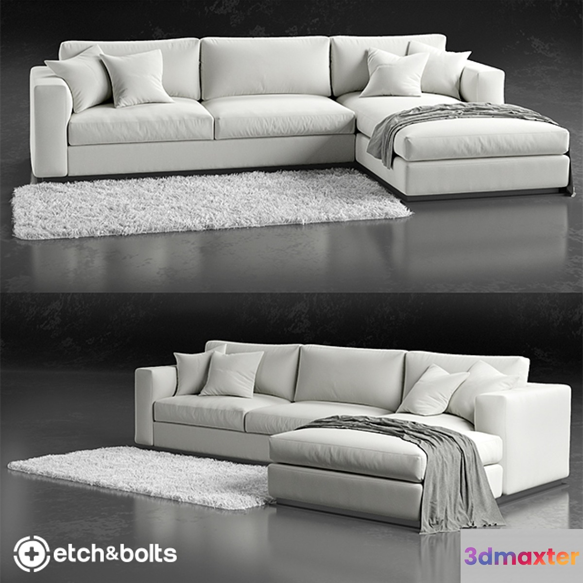 Etch&Bolts Eudora L-Shaped Sofa - No.4